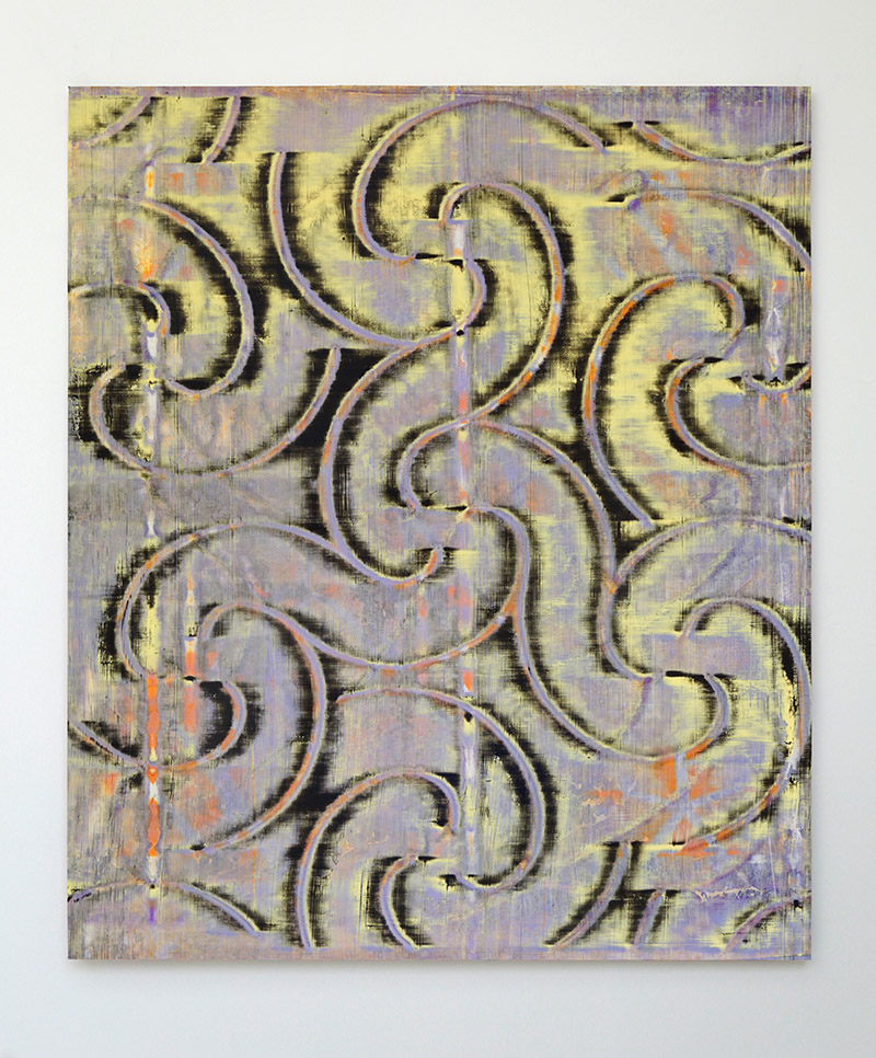 Jonathan Kelly - Spin Out - Acrylic on Canvas - 82x70cm